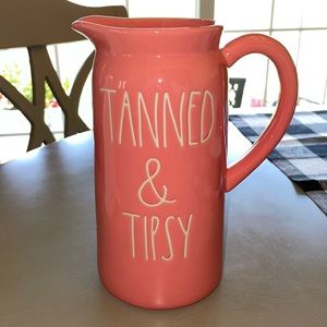 Rae Dunn Tanned & Tipsy Pitcher